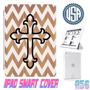 Usa Wood Print Cross Chevron Ipad Air Smart Cover..
